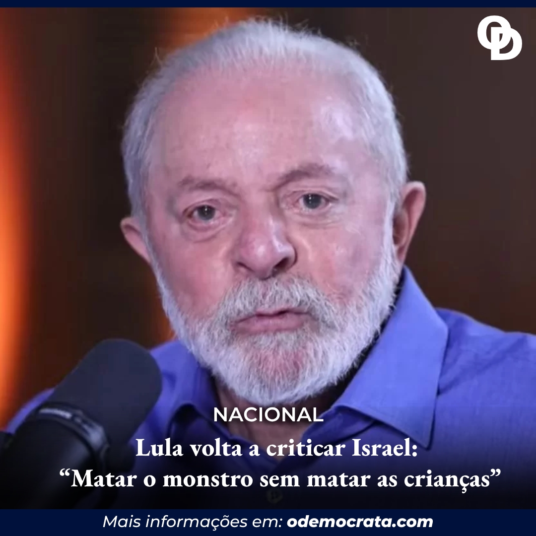 Lula Volta A Criticar Israel Matar O Monstro Sem Matar As Crian As