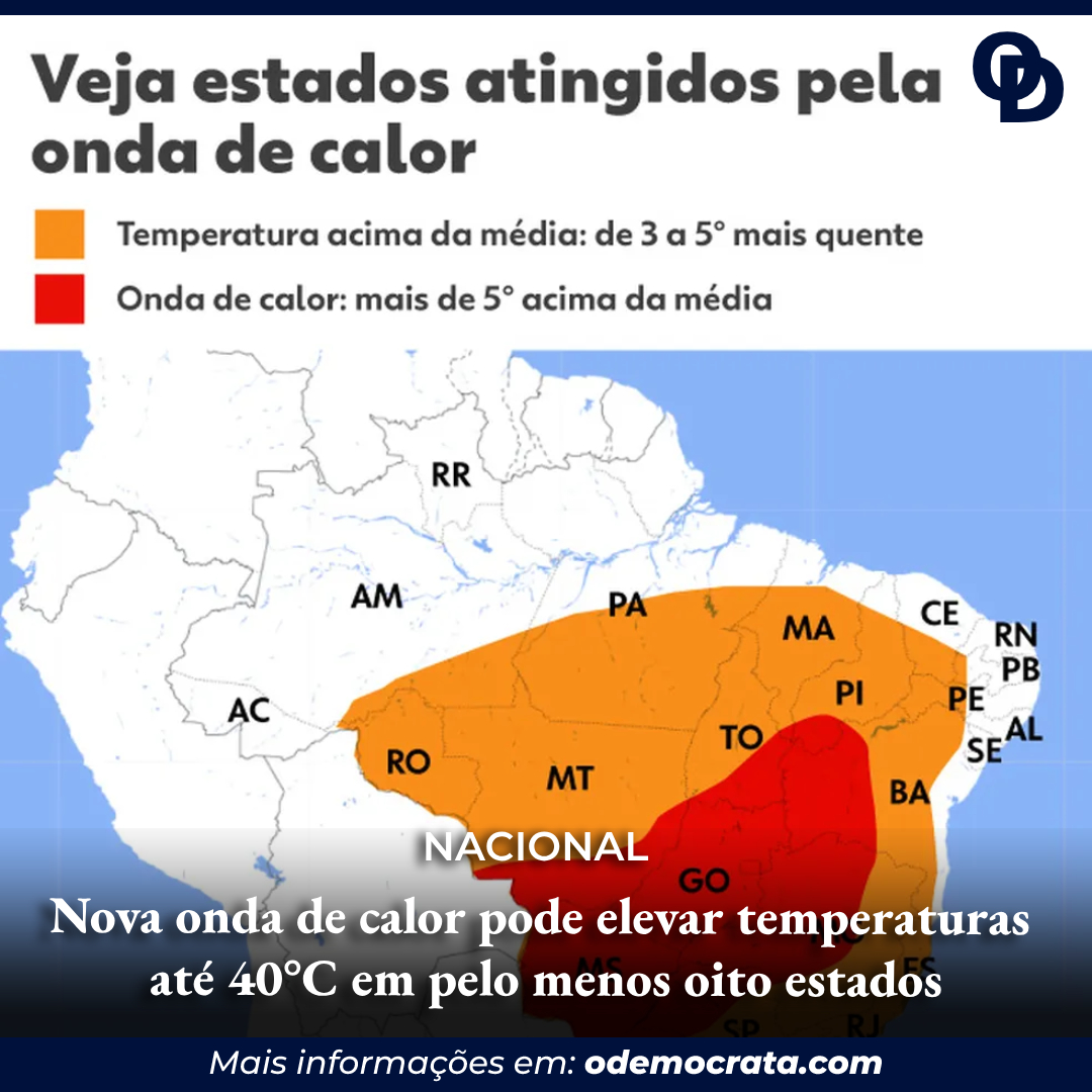 Nova Onda De Calor Pode Elevar Temperaturas At C Em Pelo Menos Oito