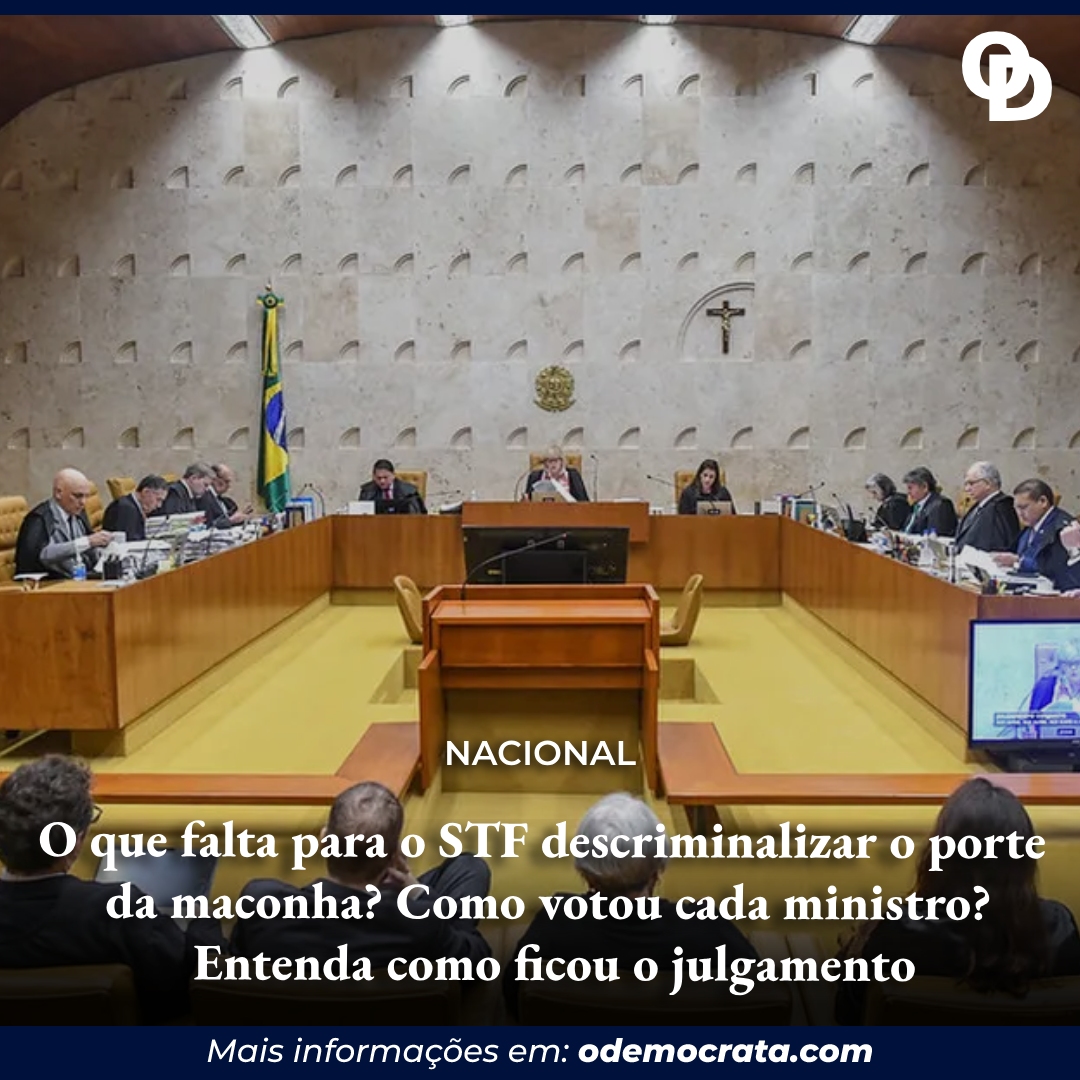 O Que Falta Para O Stf Descriminalizar O Porte Da Maconha Como Votou Cada Ministro Entenda 7824