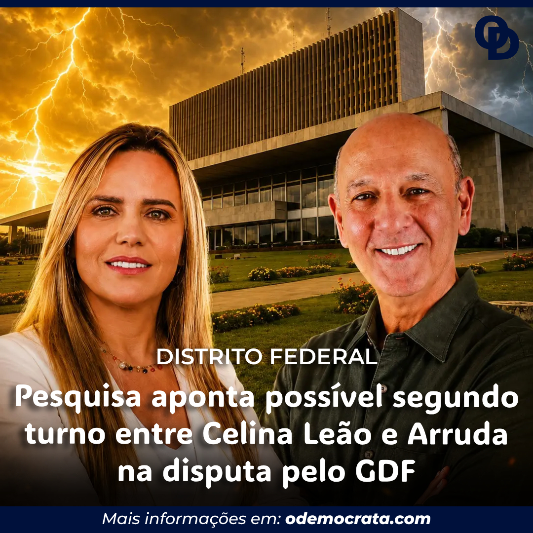 Pesquisa aponta possível segundo turno entre Celina Leão e Arruda na disputa pelo GDF