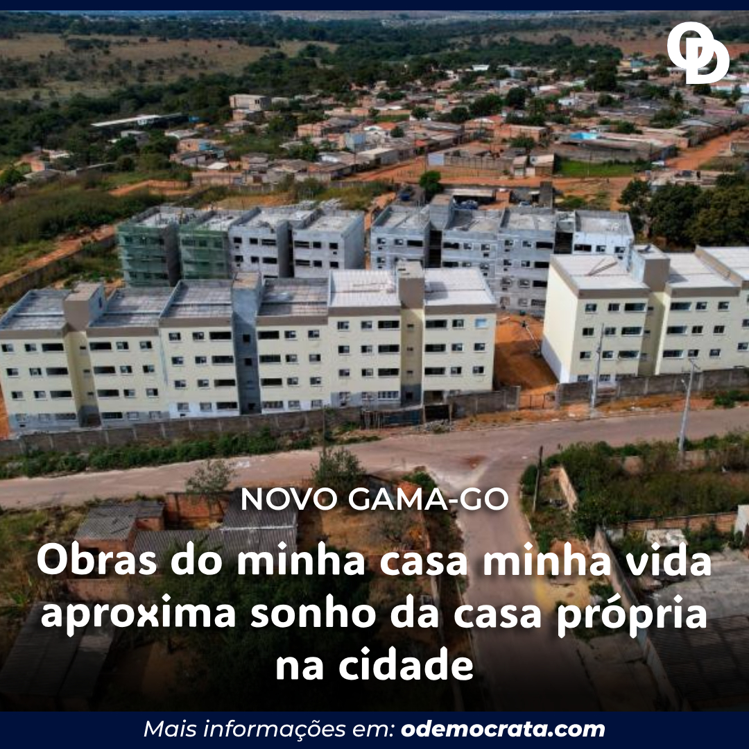 Obras do minha casa minha vida aproxima sonho da casa própria na cidade